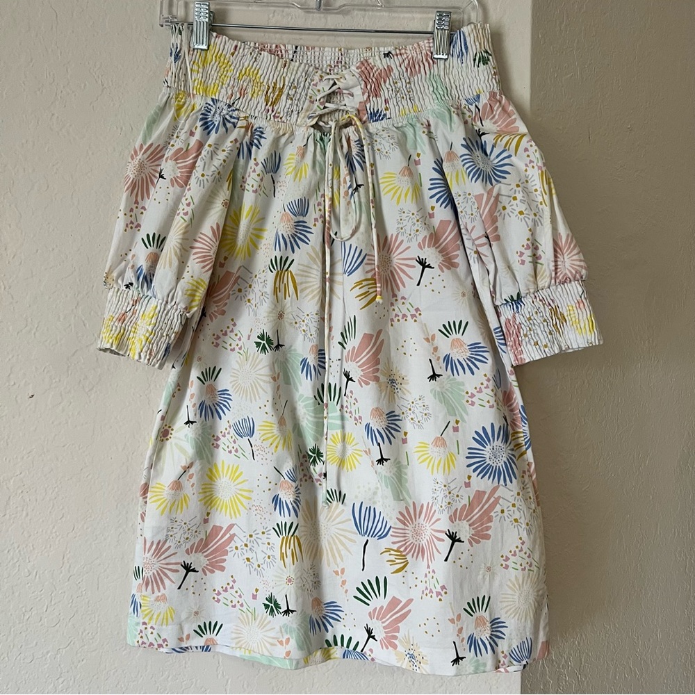Zara Trafaluc Off The Shoulder Floral Top Size XS